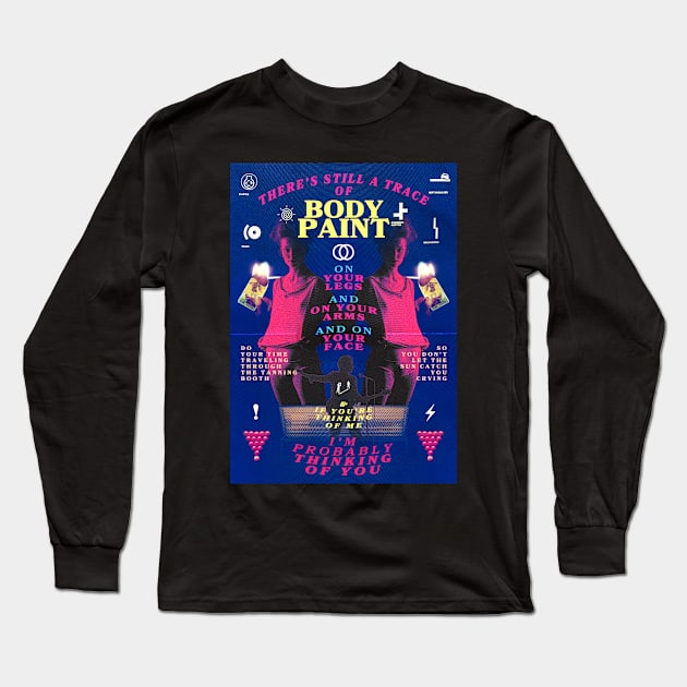 BODY PAINT / Arctic Monkeys The Car Long Sleeve T-Shirt by arcticdom